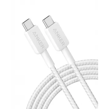 USB-C į USB-C laidas Anker 322 — 1,8 m, baltas