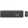 Logitech Signature Slim Combo MK950 – belaidė klaviatūra ir pelė, pilno dydžio, QWERTY ispaniškas išdėstymas, grafitas (920-012486)