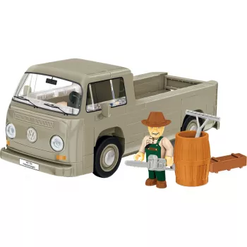 Cobi konstruktorius Volkswagen T2a bortinis sunkvežimis 1:35 pilkas