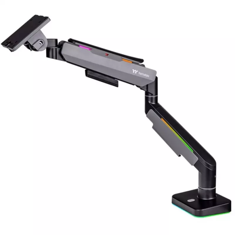 Terminalo laikiklis Thermaltake GEA-MSR-SMSBLK-01 monitoriaus stovas 124.5 cm 49 coliai stalas Juoda Pilka