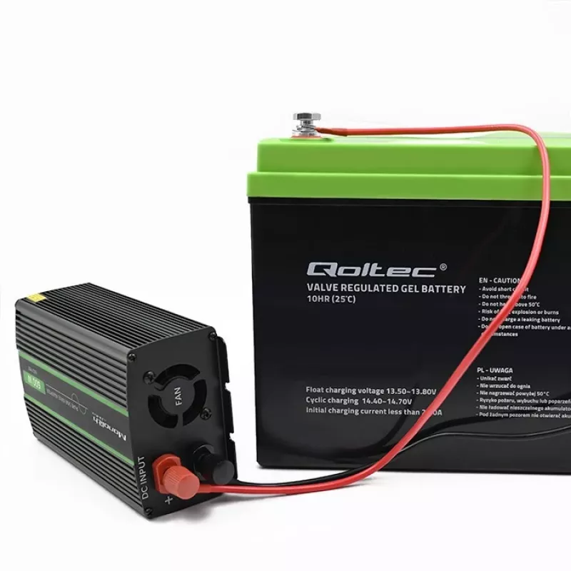 Qoltec Monolith keitiklis automobilinis 600 W 12 V