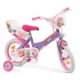 Vaikiškas dviratis 14 inch Paw Patrol Violetinis 1480 Mergaitėms TOIMSA