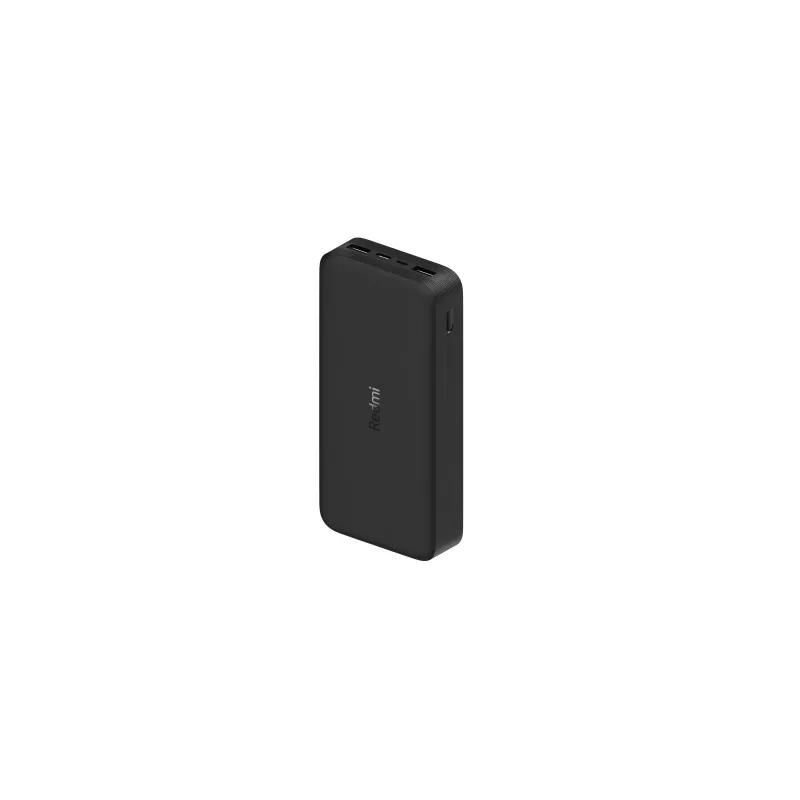 Xiaomi Mi 20000mAh Redmi Power Bank – 2 USB-A prievadai, greitas dviejų įrenginių įkrovimas, dviguba įvestis (Micro-USB / USB-C), nešiojamas įkroviklis