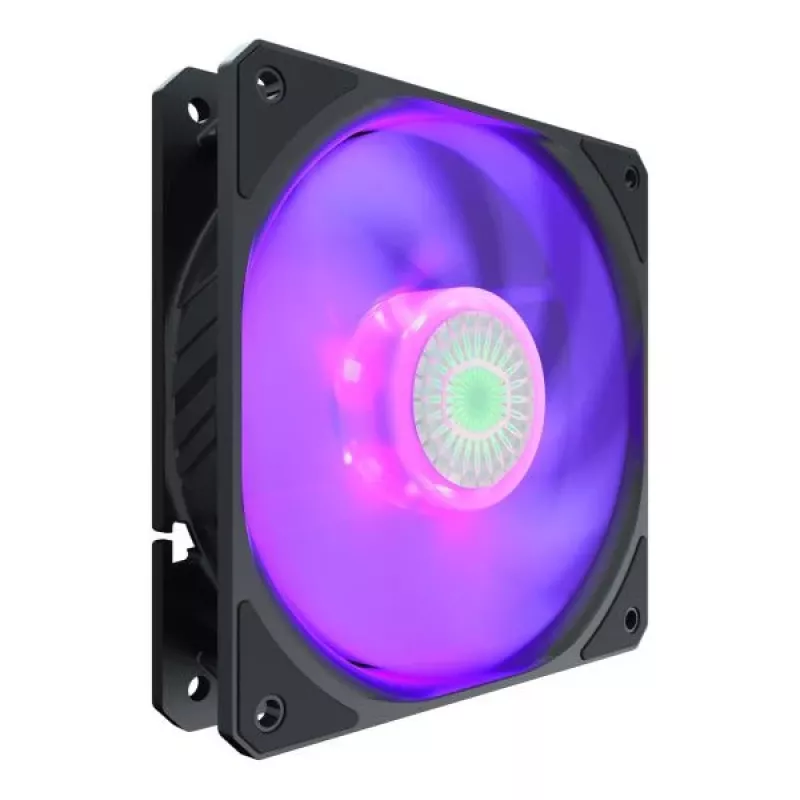 Cooler Master SickleFlow 120 RGB MFX-B2DN-18NPC-R1 120 mm korpuso ventiliatorius, 4 kontaktų, Rifle guolis, 650-1800 RPM, 8-27 dBA