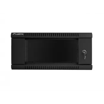 Sieninis tinklo stovas LANBERG WF01-6404-10B 4U 19 colių 600×450×285 mm IP20 juodas, 60 kg talpa