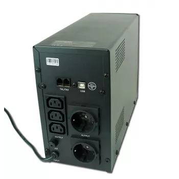 Gembird EG-UPS-033 nepertraukiamo maitinimo šaltinis (UPS) Line-Interactive 1200 VA 720 W 3 AC lizdai