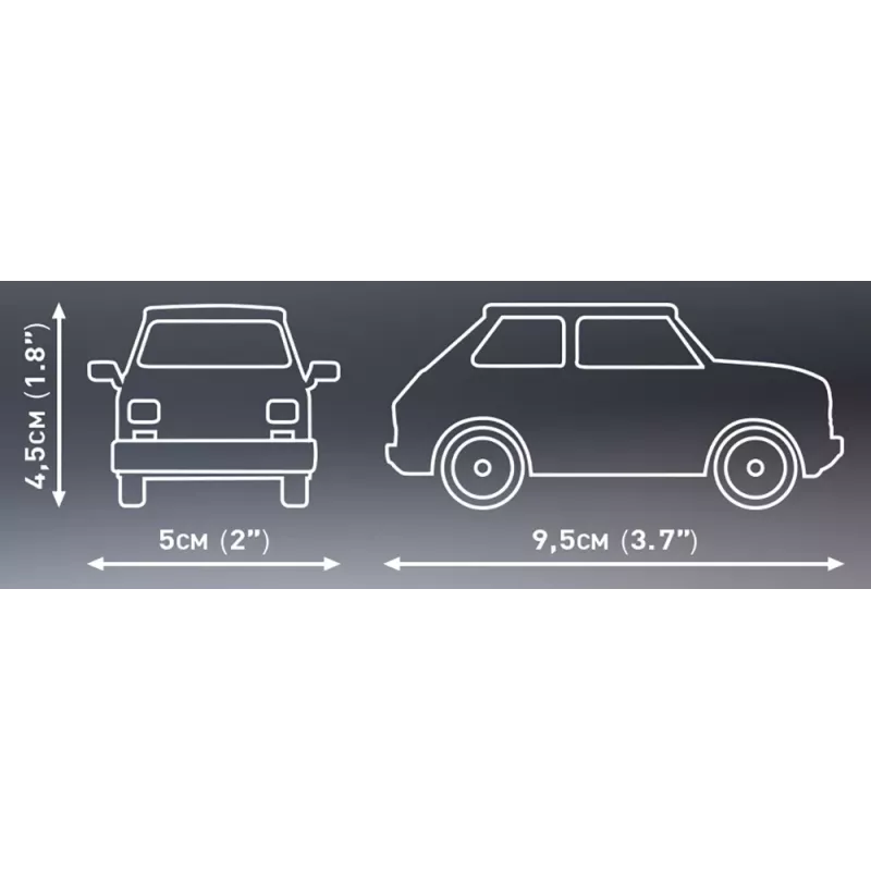 Konstruktorius Cobi Youngtimer Collection Fiat 126p el 24531 — 150 dalių