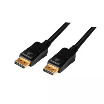 DisplayPort kabelis LogiLink CV0113 15 m Juodas