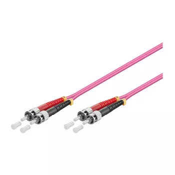 Pataisos laidas LWL Duplex OM4 (daugiamodis, 50/125) ST/ST, LSZH, 3m, Good Connections®
