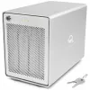 Mercury Elite Pro Quad, diskų korpusas, sidabro spalvos, USB 3.2 Gen 2, RAID paruoštas