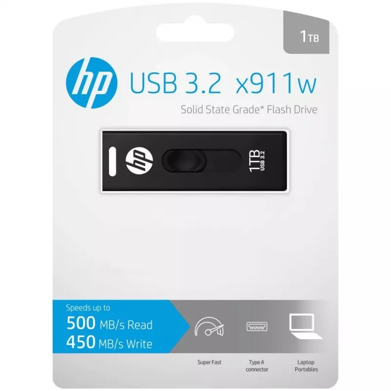 USB atmintukas 1TB HP USB 3.2 HPFD911W-1TB