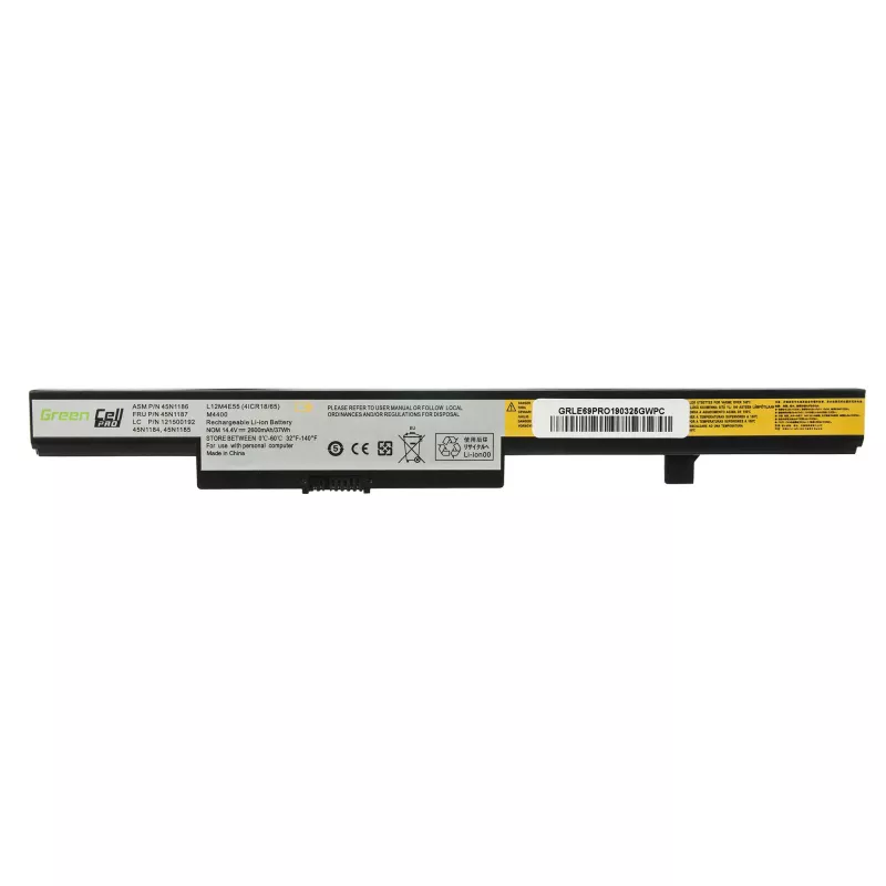 Green Cell PRO L13L4A01 L13M4A01 L13S4A01 baterija, skirta Lenovo B50 B50-30 B50-45 B50-70 B50-80 B51-80 E50-80