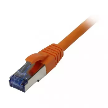 Patch laidas RJ45 CAT6A 500MHz 10m oranžinis S-STP (S/FTP) komponentiškai testuotas (GHMT sertifikuotas) AW