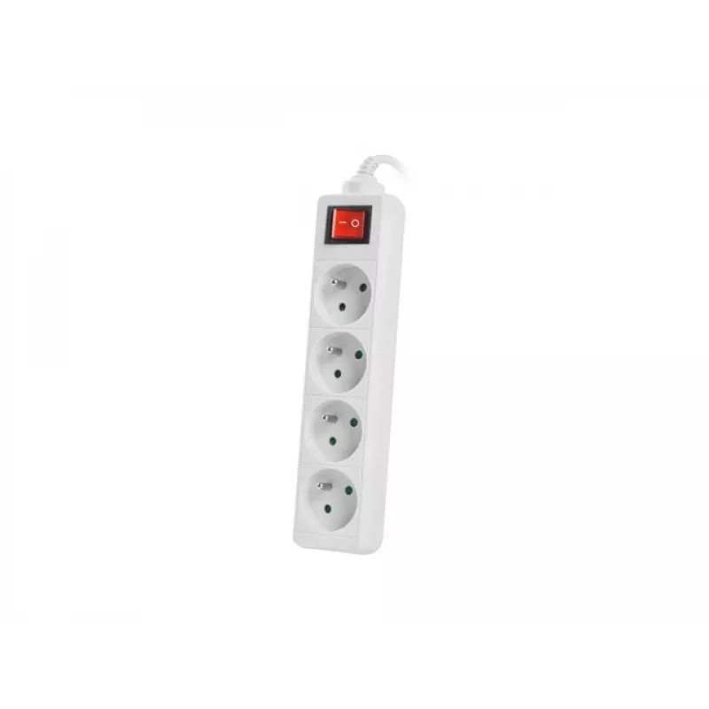 Lanberg PS1-04E-0150-W 1,5 m 4 kištukiniai lizdai baltas
