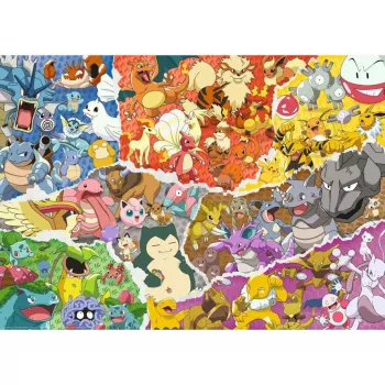 Ravensburger Colour puzzle 1000 dalių (12000832) – Animaciniai personažai