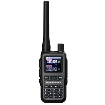 Baofeng UV-5R EU MINI USB-C Bluetooth VHF UHF Aviacijos Juosta Pilka Racija