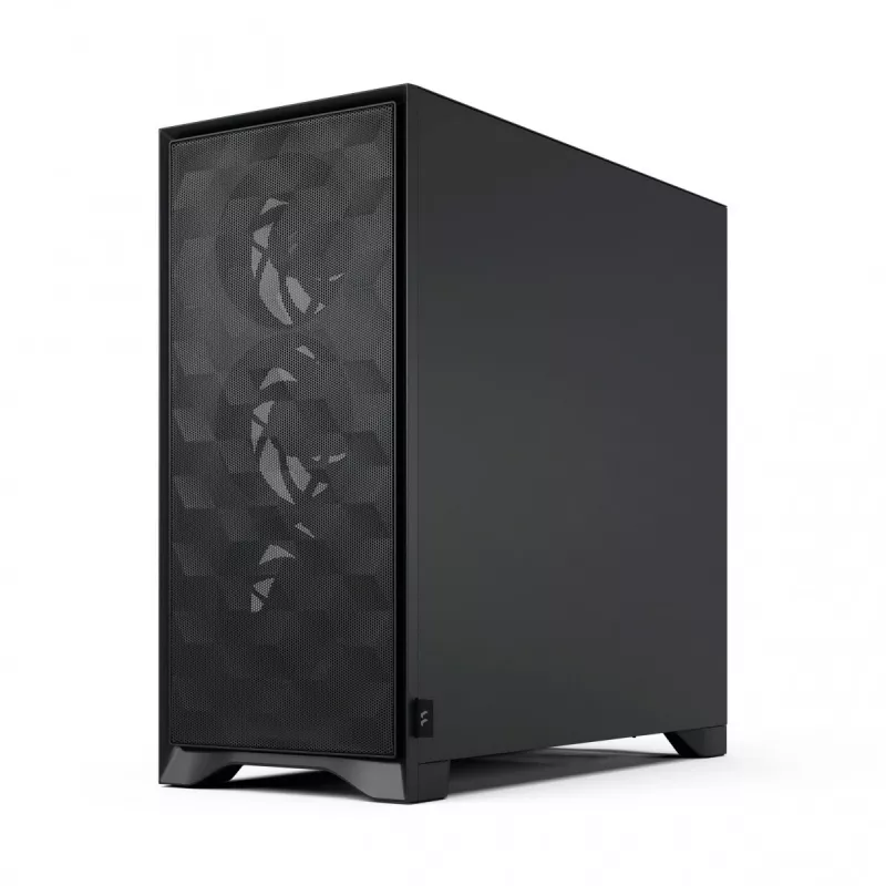 Korpusas Fractal Design Pop 2 Air Black TG Midi Tower — ATX, 3x 120 mm priekiniai ventiliatoriai, palaiko 2,5 colio ir 3,5 colio diskus