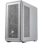 Korpusas Cooler Master MasterFrame 600 Midi Tower sidabrinis — ATX/Micro-ATX/ITX, grūdintas stiklas, palaiko 3x140 mm priekinius ventiliatorius