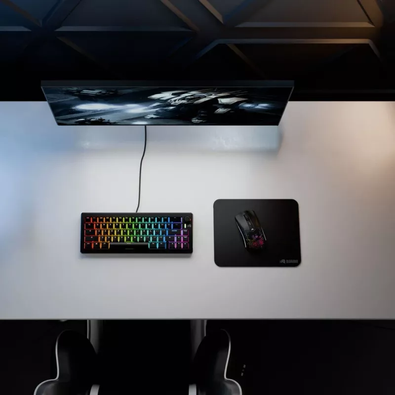 Pelėdų kilimėlis Glorious PC Gaming Race Mouse Pad 2 Medium – be kraštų – juodas