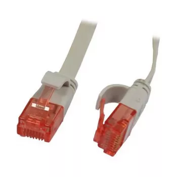 Pataisos laidas RJ45 CAT6 250MHz 10m pilkas UTP (U/UTP) PVC plokščias Synergy 21
