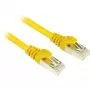 Tinklo kabelis Sharkoon RJ-45 Cat6 3 m Geltonas