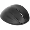 Manhattan ergonominė belaidė pelė, dešiniarankiams, reguliuojama 800/1200/1600 dpi, 2,4 GHz (iki 10 m), šeši mygtukai su slinkimo ratuku, kombinuotas USB-A ir USB-C imtuvas, juoda, AA baterija (įtraukta), trejų metų garantija