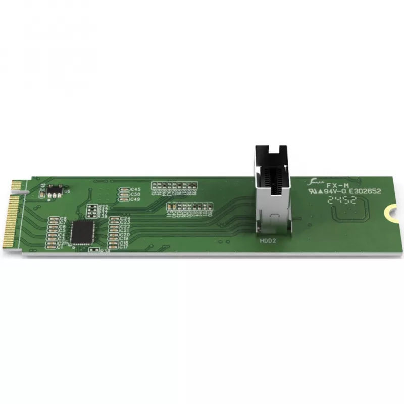 ICY DOCK - M.2 NVMe PCIe 4.0 SSD į 1 x SlimSAS 4i adapteris su Redriver