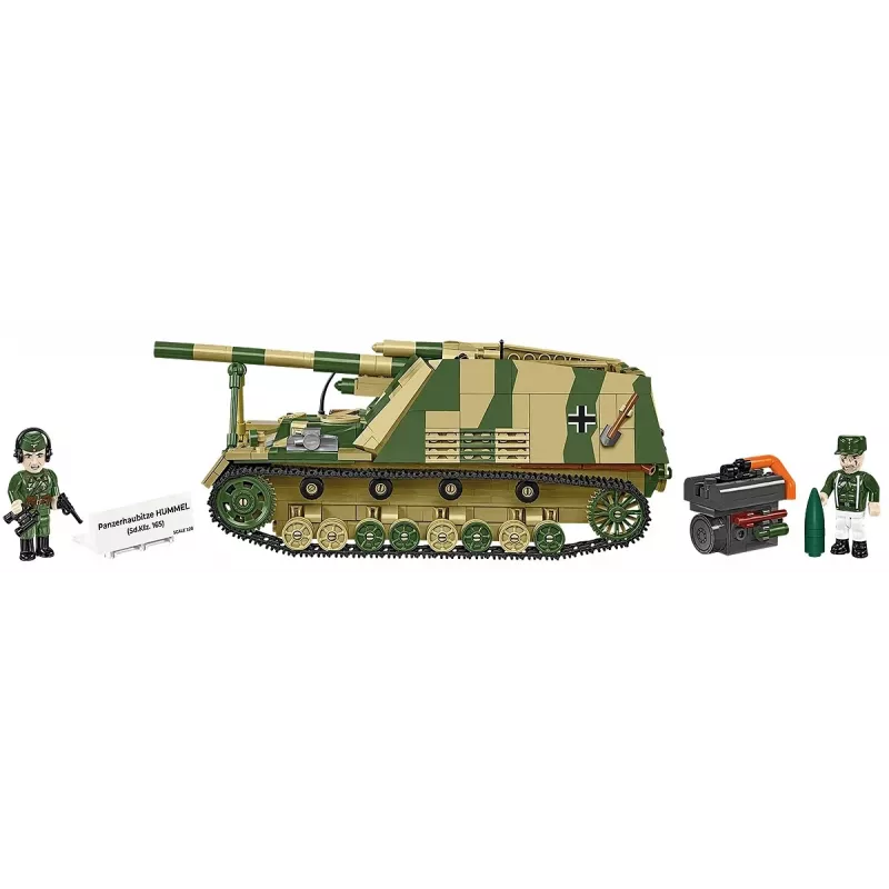 Konstrukcinis rinkinys Cobi Panzerhaubitze Hummel 1118 dalių modelio rinkinys
