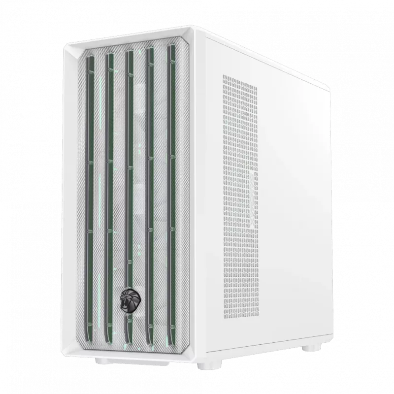 Gamemax korpusas CLAW 460 WH baltas, Mid-Tower, be maitinimo šaltinio