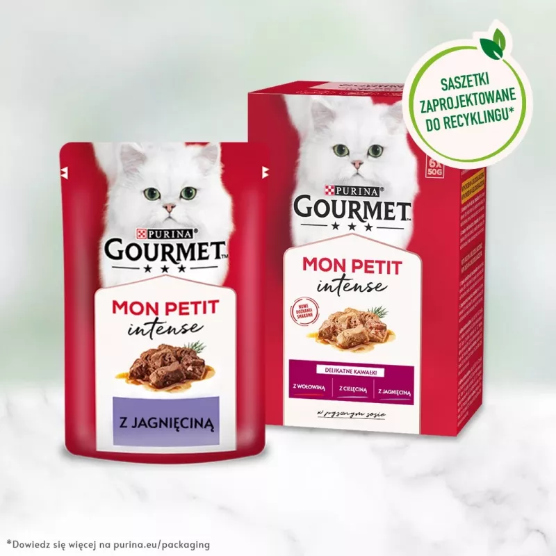 GOURMET Mon Petit Meat Mix šlapias kačių ėdalas 6 x 50 g