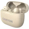 Canyon CNS-TWS10BG Ausinės ir ausinių rinkinys Tikras belaidis stereofoninis (TWS) Įstatomos ausinės pokalbiams/muzikai/sportui/kasdieniam naudojimui USB Type-C Bluetooth Smėlio spalvos (CNS-TWS10BG)