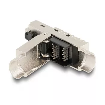 DeLOCK RJ45 kištukas lauko montavimui Cat.6A su kabelio įvore ir dulkių dangteliu