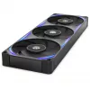 NZXT Performance F360X RGB korpuso aušinimo ventiliatorius, 360 mm, su vienu rėmu, juodas