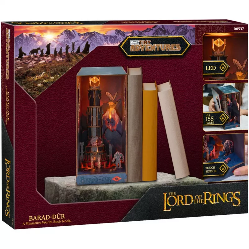 Plastikinis modelio rinkinys REVELL Tiny Adventures „Žiedų valdovas“ – Barad-Dûr (rankdarbiai) 00537