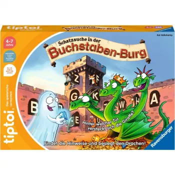 Stalo žaidimas tiptoi Schatzsuche in der Buchstabenburg