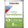 Toshiba S300 Pro vaizdo stebėjimo vidinis kietasis diskas 8 TB 7200 RPM 512 MB 3.5 Serial ATA III