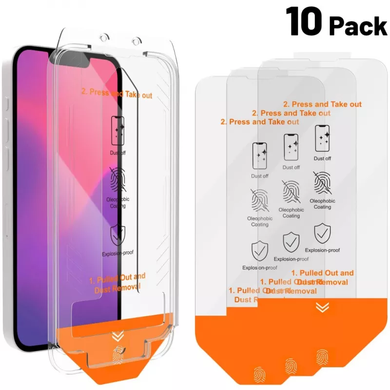 4smarts Second Glass 541424 serviso rinkinys iPhone 16e, 10 vnt. paketas