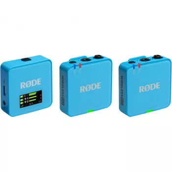 RØDE Wireless GO III Blue - belaidė mikrofono sistema (mėlyna)