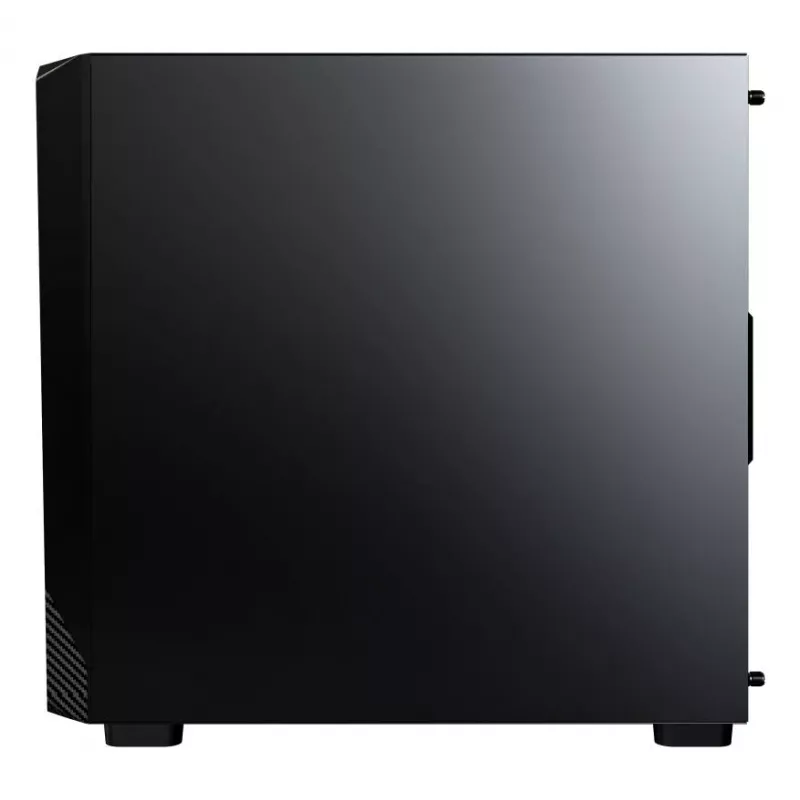 Montech X5M (B) „Micro Tower“ kompiuterio korpusas – Micro-ATX/Mini-ITX, 3×120 mm priekyje, 1×120 mm gale, palaiko ATX maitinimo šaltinį, 2×3,5 colio + 4×2,5 colio, juodas