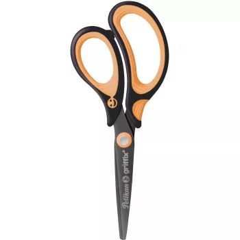 Pelikan Griffix Universal Straight Cut Black Orange Adult Single 819060 – universalus tiesaus pjūvio pjaustytuvas suaugusiems