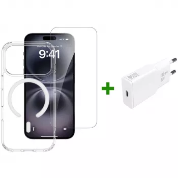 4smarts 3in1 Premium Starter Set, skirtas Apple iPhone 17 Pro, suderinamas su MagSafe