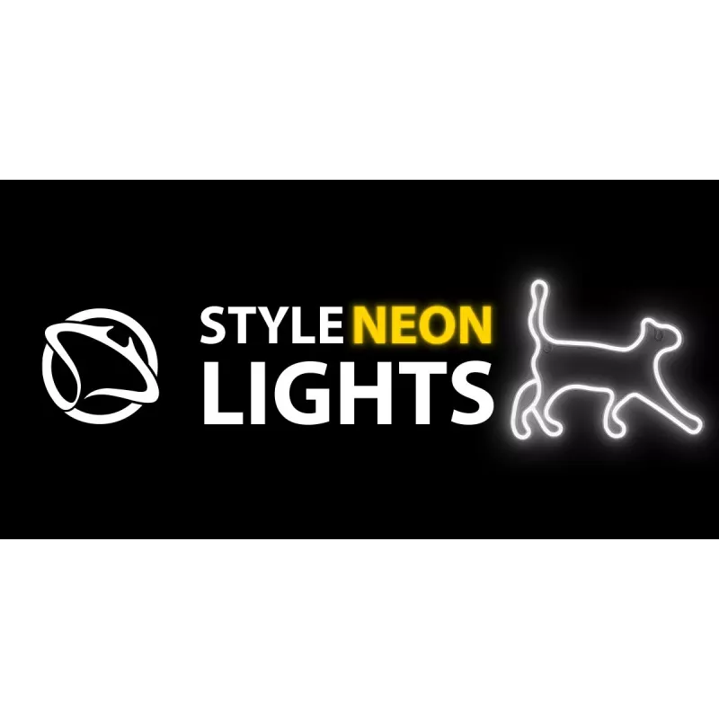 Dekoratyvinė neoninė lemputė MANTA SNL70WH Style Neon Lights CAT 2 balta 70 cm