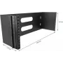Rack pagrindas DeLOCK 19 colių sieninis stovas 4U juodas