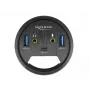DeLOCK 3 prievadų USB į stalą montuojamas centras 62794