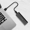 Qoltec 50312 išorinis M.2 NVMe SSD korpusas, USB Type-C, juodas