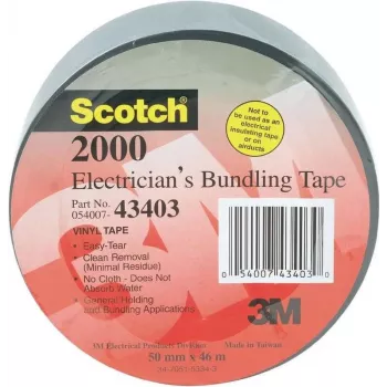 3M 2000 Cinta Americana lipni juosta - Pilka - PVC - 46 m - 50 mm - 0,15 mm (7000076790)