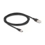 USB laidas DeLOCK 81227 2,5 m USB A – USB C juodas