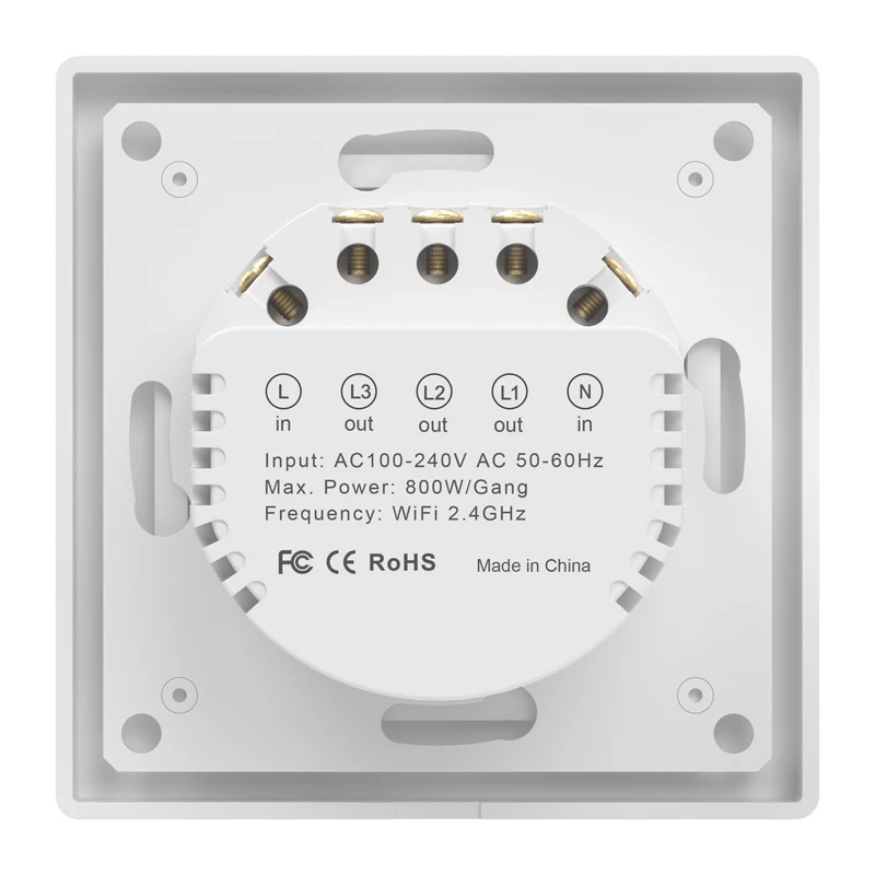 Touch WiFi jungiklis Avatto TS20-EU-W3 2-jungiklis 220V