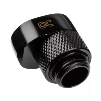 Alphacool 17604 juodas žarnos jungtis 1/4 colio sriegis
