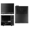 SilverStone SUGO 13 - stalinis kompiuterio korpusas - Mini-DTX - be maitinimo šaltinio (AT/PS/2) - juodas - USB/Garsas (SST-SG13B-Q)